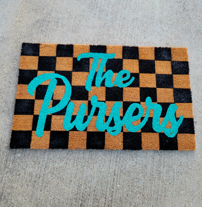 Checkered Doormat