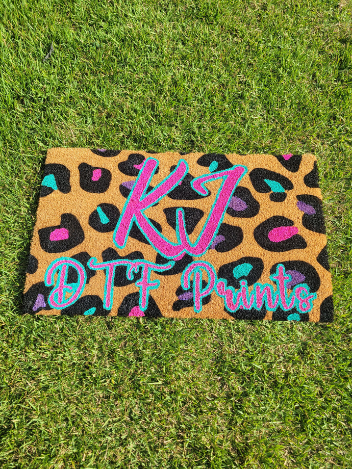Filled Leopard Doormat