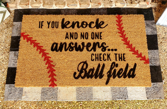 Ballfield Doormat