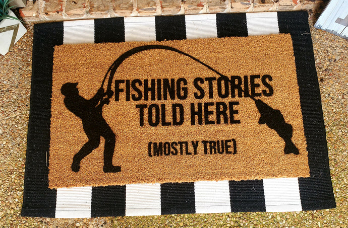 Fishing Stories Doormat