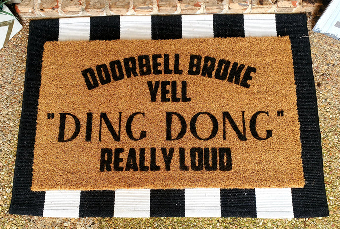 Ding Dong Doormat