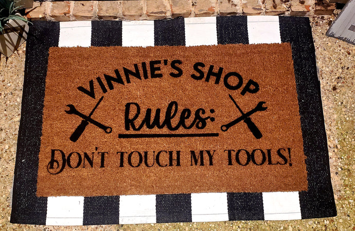 Shop Rules Doormat