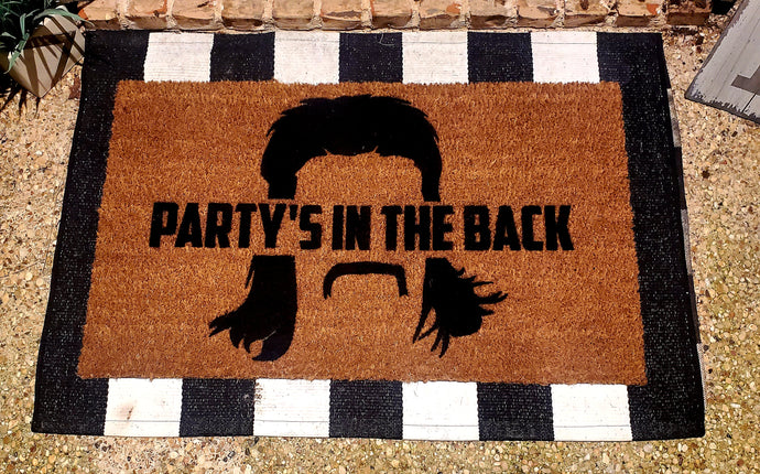 Party in Back Doormat
