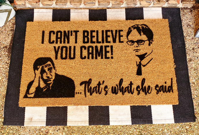 That's What She Said Doormat