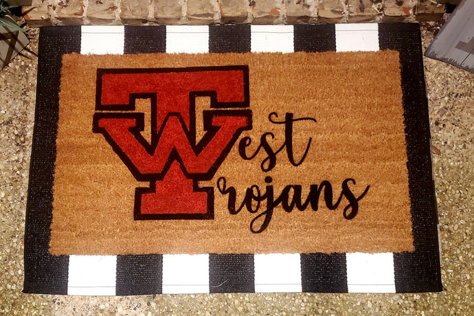 School Logo Doormat