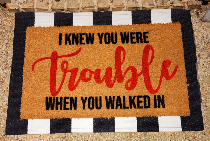 Trouble Doormat