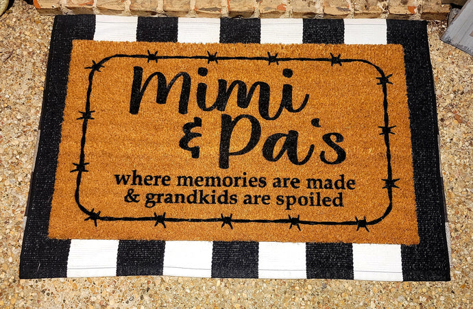 Grandparent Memories Doormat