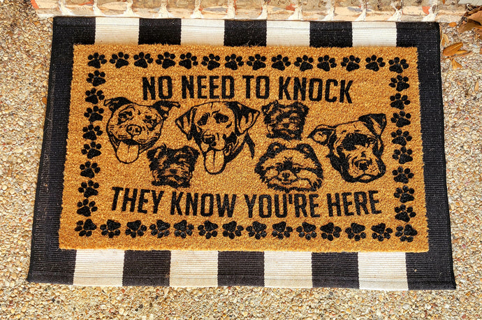 No need to Knock Doormat