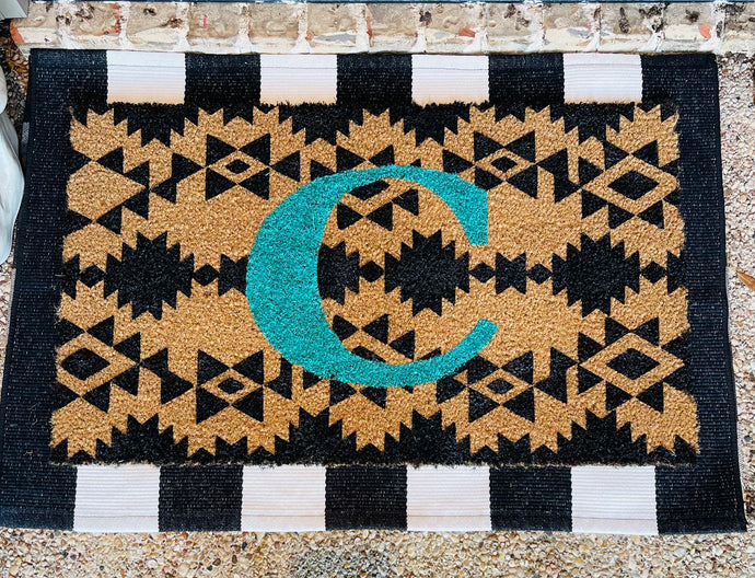 Aztec Letter Doormat